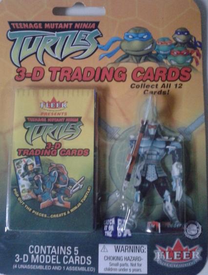 Teenage Mutant Ninja Turtles 3-D Trading Cards - 1 Sealed Pack
