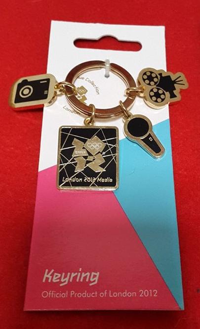 London 2012 - Olympic Venue Collection Media Keyring - Click Image to Close